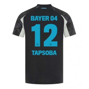 Billiga Bayer Leverkusen Edmond Tapsoba #12 Tredjeställ 2024-25 Kortärmad